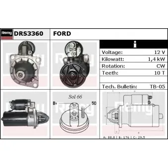 Démarreur REMY DRS3360
