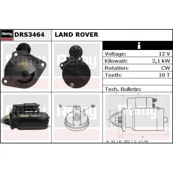 Démarreur REMY DRS3464