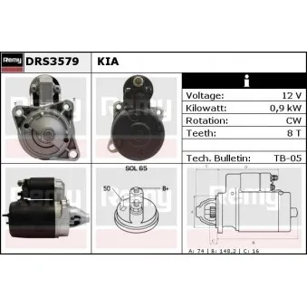 Démarreur REMY DRS3579