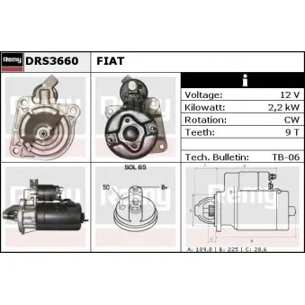 Démarreur REMY DRS3660