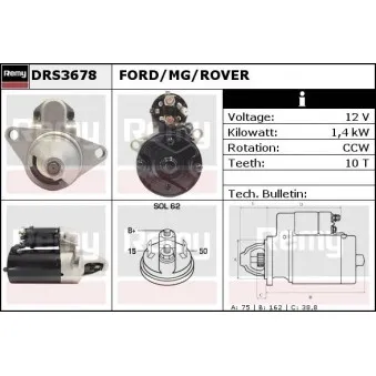Démarreur REMY DRS3678