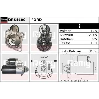 Démarreur REMY DRS4600