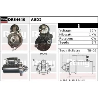 Démarreur REMY DRS4640
