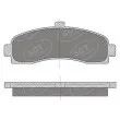 Jeu de 4 plaquettes de frein arrière SCT GERMANY SP 498 PR - Visuel 2