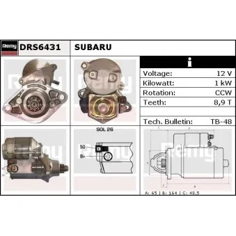 Démarreur REMY DRS6431