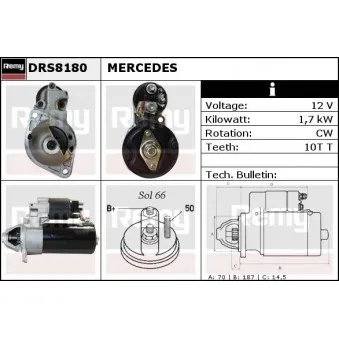 Démarreur REMY DRS8180