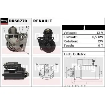 Démarreur REMY DRS8770