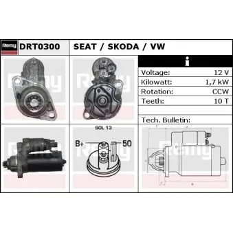 Démarreur REMY DRT0300