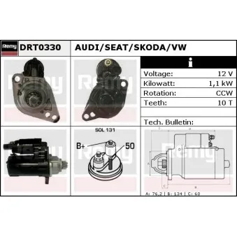 Démarreur REMY DRT0330