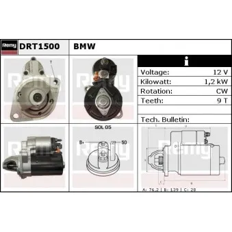 Démarreur REMY DRT1500