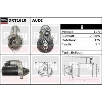 Démarreur REMY DRT1610