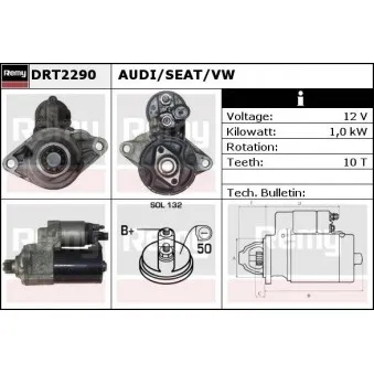 Démarreur REMY DRT2290