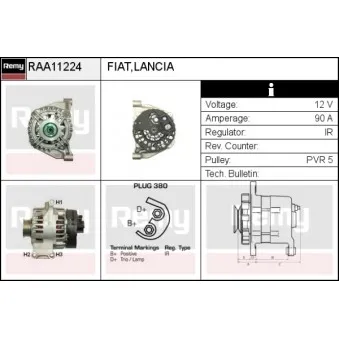 Alternateur REMY RAA11224