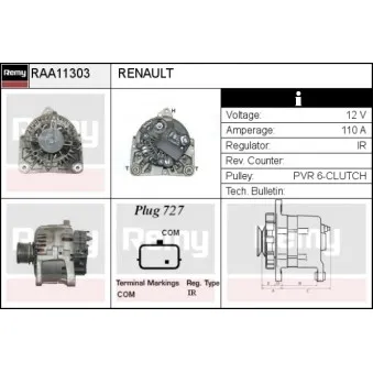Alternateur REMY RAA11303