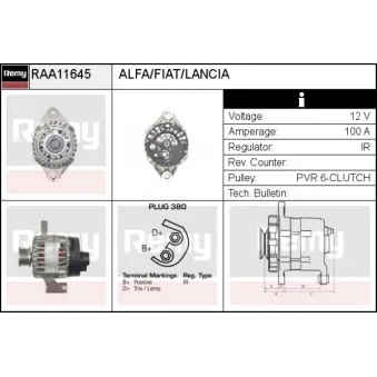 Alternateur REMY RAA11645