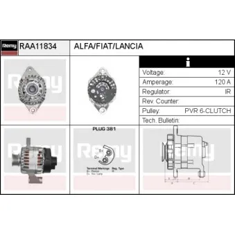 Alternateur REMY RAA11834