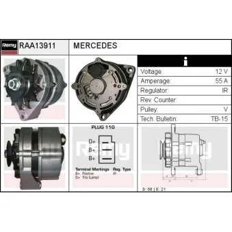 Alternateur REMY RAA13911