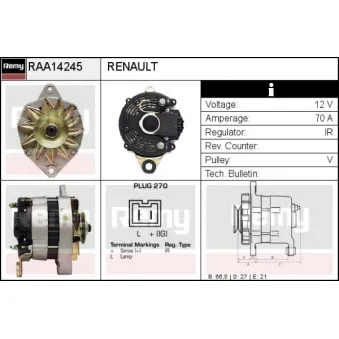 Alternateur REMY RAA14245