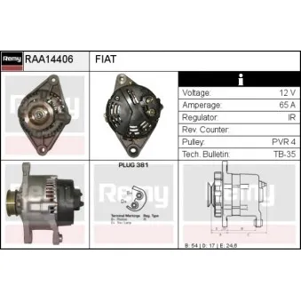 Alternateur REMY RAA14406