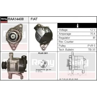 Alternateur REMY RAA14408