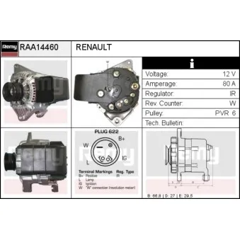 Alternateur REMY RAA14460