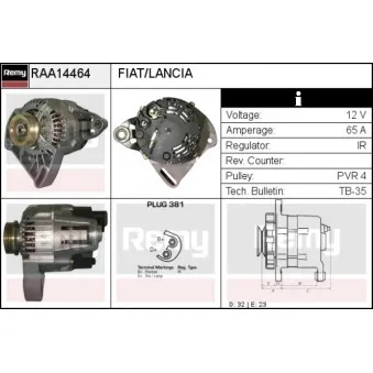 Alternateur REMY RAA14464