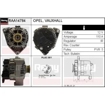 Alternateur REMY RAA14784