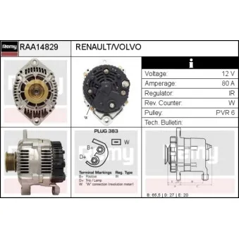 Alternateur REMY RAA14829