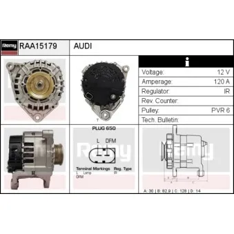 Alternateur REMY RAA15179
