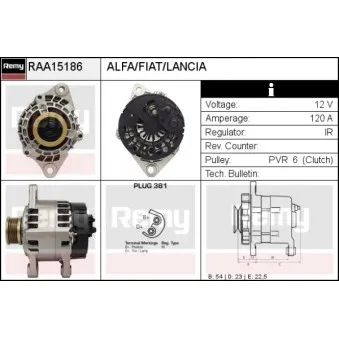 Alternateur REMY RAA15186