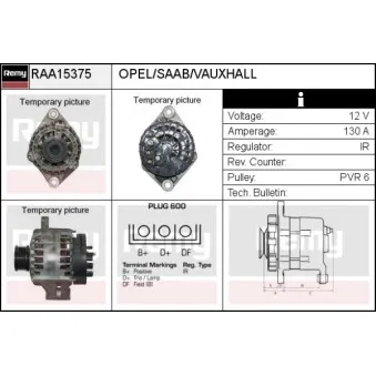 Alternateur REMY RAA15375