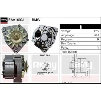 Alternateur REMY RAA16931