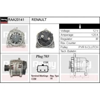Alternateur REMY RAA20141