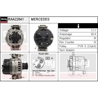 Alternateur REMY RAA22641