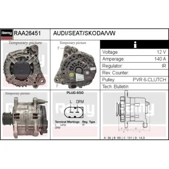 Alternateur REMY RAA26451