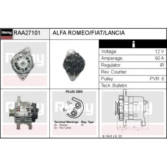 Alternateur REMY RAA27101