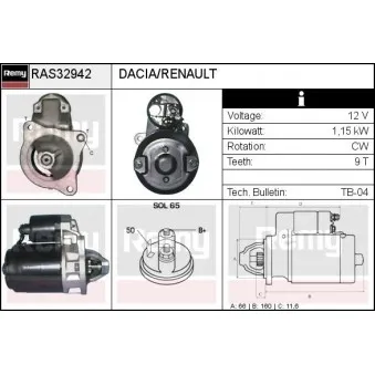 Démarreur REMY RAS32942