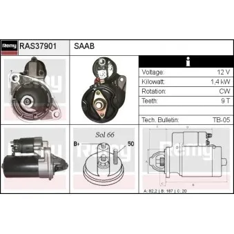 Démarreur REMY RAS37901