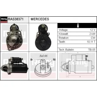Démarreur REMY RAS38371