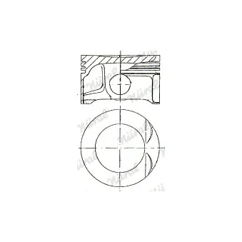 Piston NÜRAL 87-307700-10
