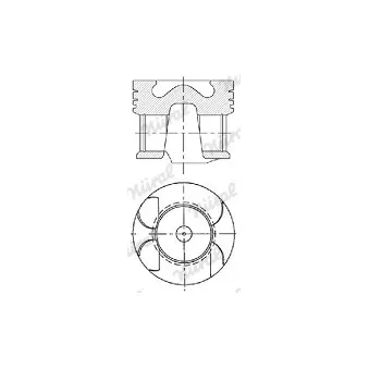 Piston NÜRAL 87-422400-10