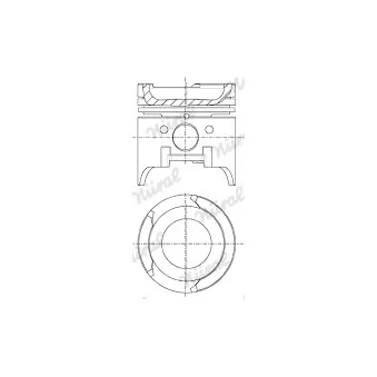 Piston NÜRAL 87-780600-10