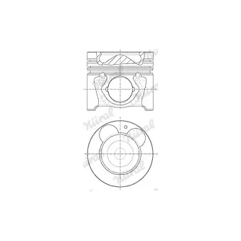 Piston NÜRAL 87-849007-00