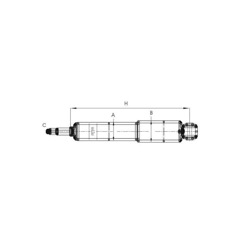 Jeu de 2 amortisseurs arrière SCT GERMANY Z 1706