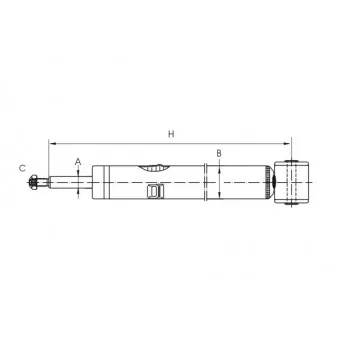 Jeu de 2 amortisseurs arrière SCT GERMANY Z 2712