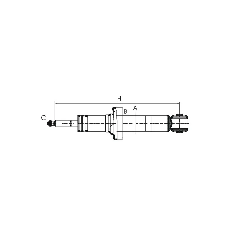 Jeu de 2 amortisseurs arrière SCT GERMANY Z 2713