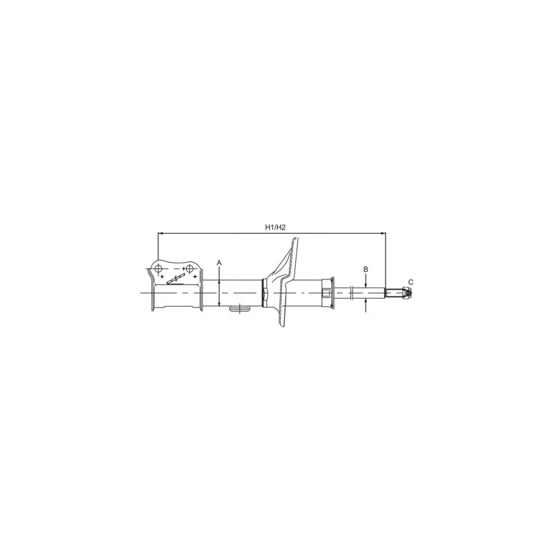 Amortisseur avant droit SCT GERMANY Z 3112R