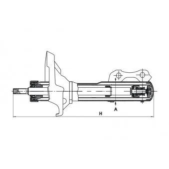 Jeu de 2 amortisseurs avant SCT GERMANY Z 3850