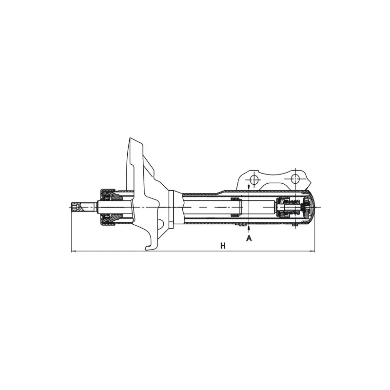 Jeu de 2 amortisseurs avant SCT GERMANY Z 3850