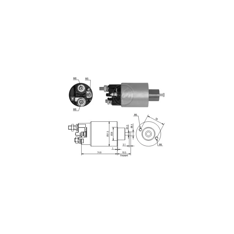 Contacteur, démarreur ERA ZM2993